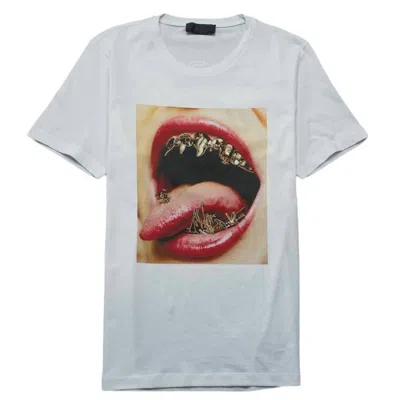 Rh45 Men's Kitty T Shirt In White