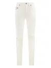 Rh45 Eldorado Skinny Jeans In White