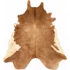 Rhacam Eco Hide Gisselle Brown And White Cowhide Rug  9'5" × 7'11" In Multi