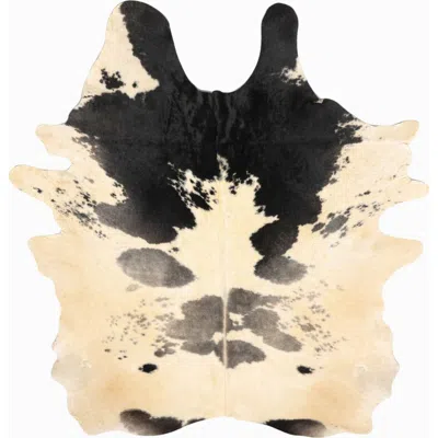 Rhacam Eco Hides Rh Rugs Audrey Black And White Cowhide Rug 9'5" × 6'7" In Multi