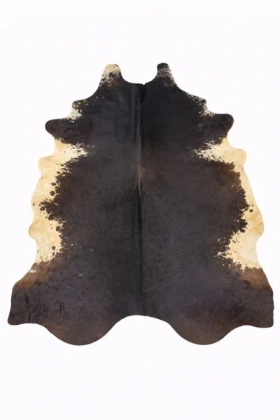 Rhacam Eco Hides Rh Rugs Frances Brown Speckled Cowhide Rug 7'11" X 6'8"