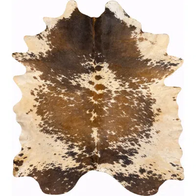 Rhacam Eco Hides Rh Rugs Frances Brown Speckled Cowhide Rug 7'9" × 6'0"