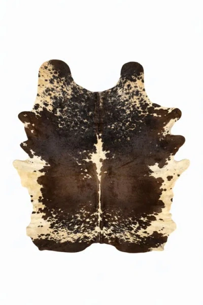 Rhacam Eco Hides Rh Rugs Frances Brown Speckled Cowhide Rug 8'7" × 6'8"