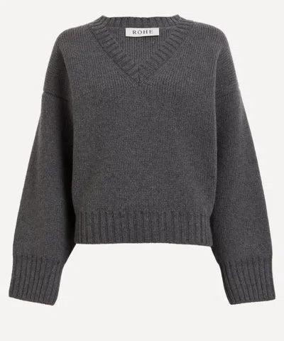 R�he Women's Compact V-neck Jumper