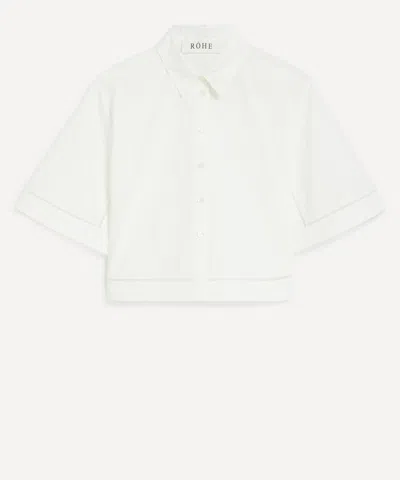 R�he Women's Ladder Embroidered Poplin Shirt