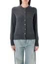 Rhea Button-down Cardigan With Fine Knit Texture