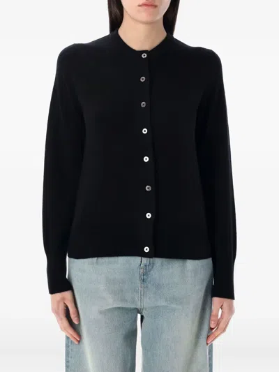 RHEA BUTTON-FRONT CARDIGAN