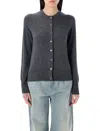 Rhea Button-down Cardigan With Fine Knit Texture