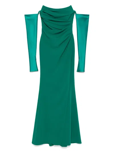 Rhea Costa Aairah Maxi Dress In Green