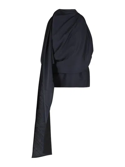 Rhea Costa Blusa - Azul Oscuro In Black