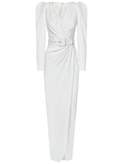 Rhea Costa Chloe Long Dress In White