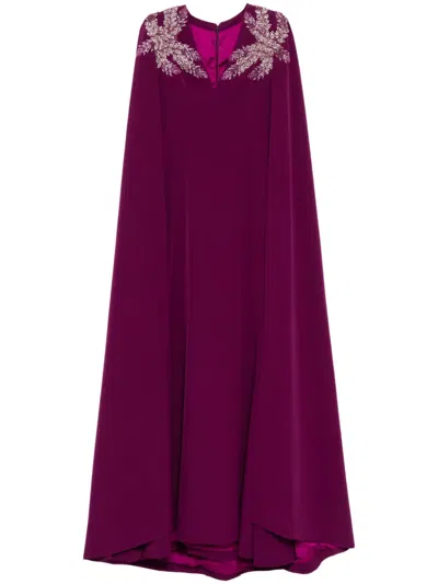 Rhea Costa Dalia Dress In Purple