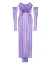 Rhea Costa Helyna Wisteria Maxi Dress In Purple