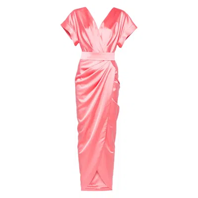 Rhea Costa Jaya Maxi Dress In Pink
