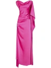 Rhea Costa Abito Lungo  In Pink