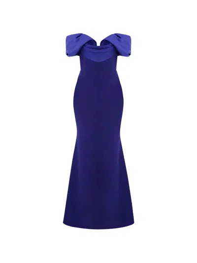 Rhea Costa North Maxi Dress In Blue