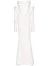 RHEA COSTA RAVEN GOWN