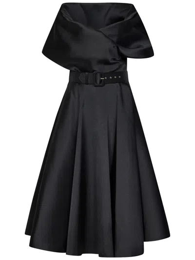 Rhea Costa Rima Dress In Black