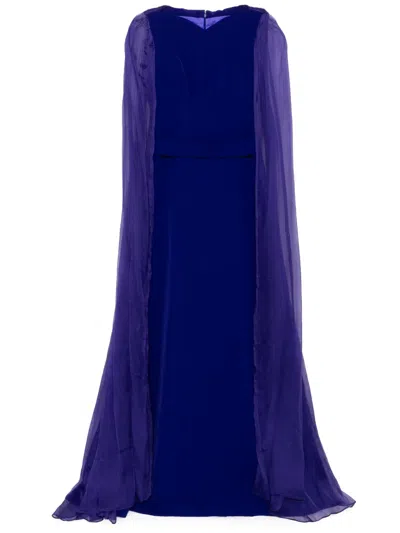 Rhea Costa Sleeveless Dress In Purple