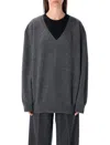 Rhea Costa Oversized Knitwear V Neckline In Multi