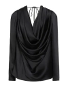 Rhea Costa Woman Top Black Size 6 Viscose, Silk