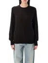 Rhea Button-down Cardigan With Round Neckline And Texture