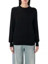 Rhea Button-down Cardigan With Round Neckline And Texture