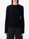 Rhea Crew-neck Cashmere Sweater In Black