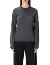 Rhea Round-neck Long-sleeve Sweater In Multi