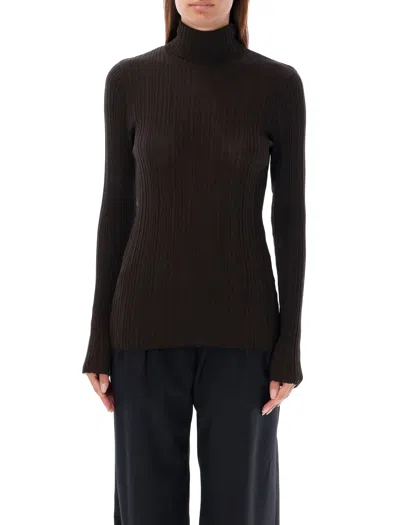 RHEA RHEA RIBBED TURTLE NECK SWEATER