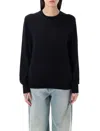 Rhea Button-down Cardigan With Round Neckline And Texture In Navy