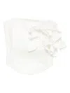 Rhizome Amora Ruffle-detail Corset Top In White