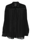 Rhizome Cora Silk Shirt In Black