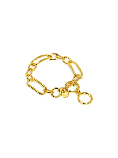Rho Women's Mixed Chain Toggle Bracelet In Gold