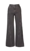 Rhodaine Grey Gilda Jeans In Haze In Grey