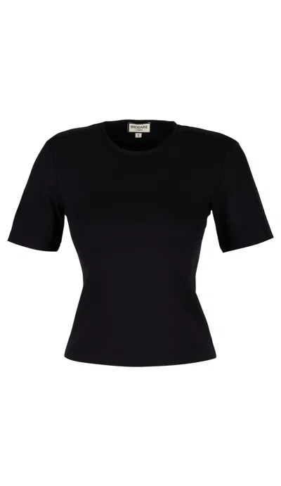 Rhodaine Women's Lu Padded T-shirt In Black