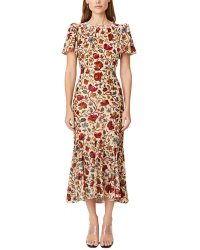Rhode Arabella Dress In Cream Vichy Rose