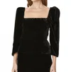 Rhode Ayla Top In Black In Black