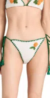 Rhode Bikini Bottoms Marigold Crochet In Marigold Crochet
