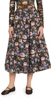 RHODE CASSANDRA SKIRT BLOSSOMING CANOPY