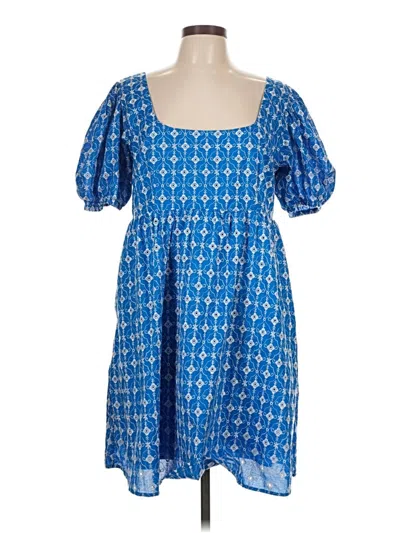 Rhode Casual Dress In Blue