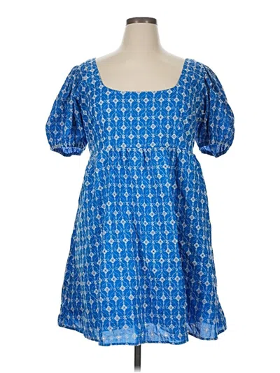 Pre-owned Rhode Casual Dress In Blue