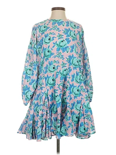 Pre-owned Rhode Casual Dress In Blue