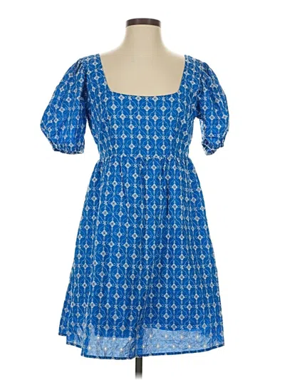 Pre-owned Rhode Casual Dress In Blue