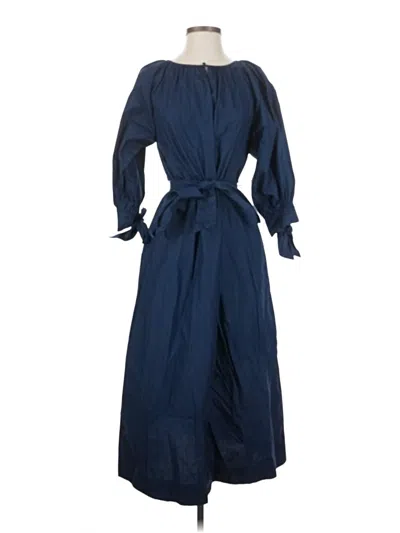 Pre-owned Rhode Casual Dress In Blue