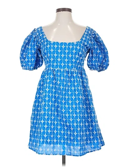 Pre-owned Rhode Casual Dress In Blue