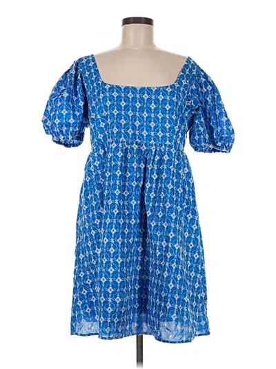Pre-owned Rhode Casual Dress In Blue