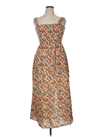 Pre-owned Rhode Casual Dress In Brown