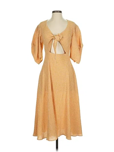 Pre-owned Rhode Casual Dress In Orange