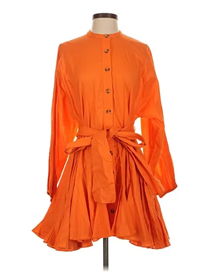 Rhode Casual Dress In Orange